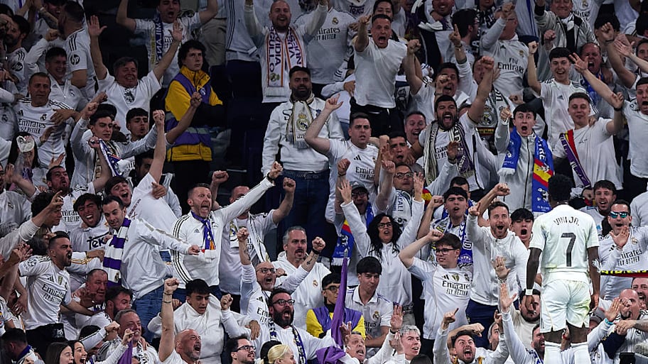 Vinicius Junior celebrating his winne