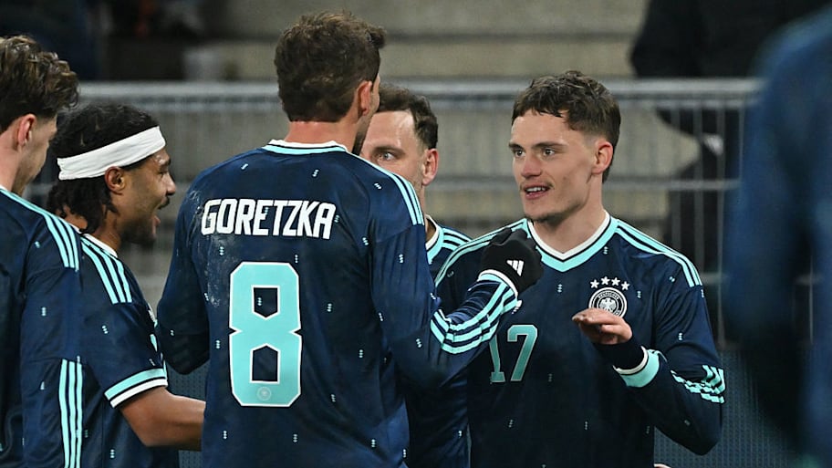 Germany players celebrate