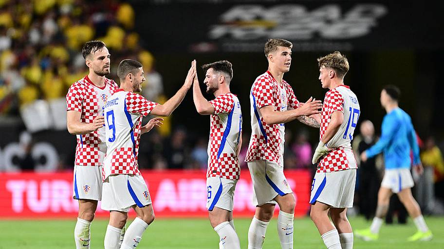 Croatia celebrates scoring