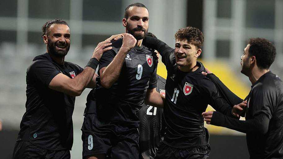 Jordan players celebrate