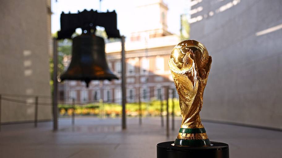 World Cup trophy in Philadelphia 