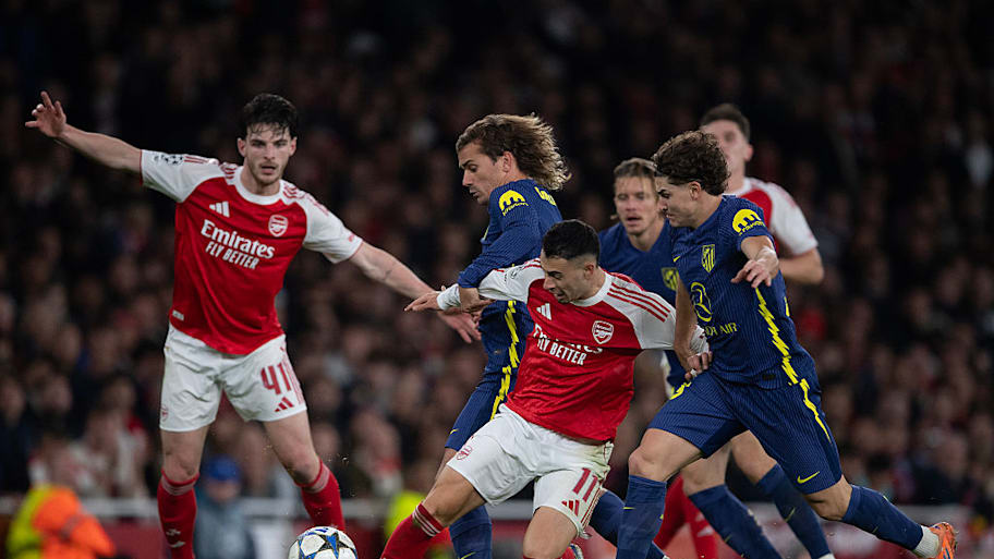 Gabriel Martinelli, Declan Rice, Antoine Griezmann