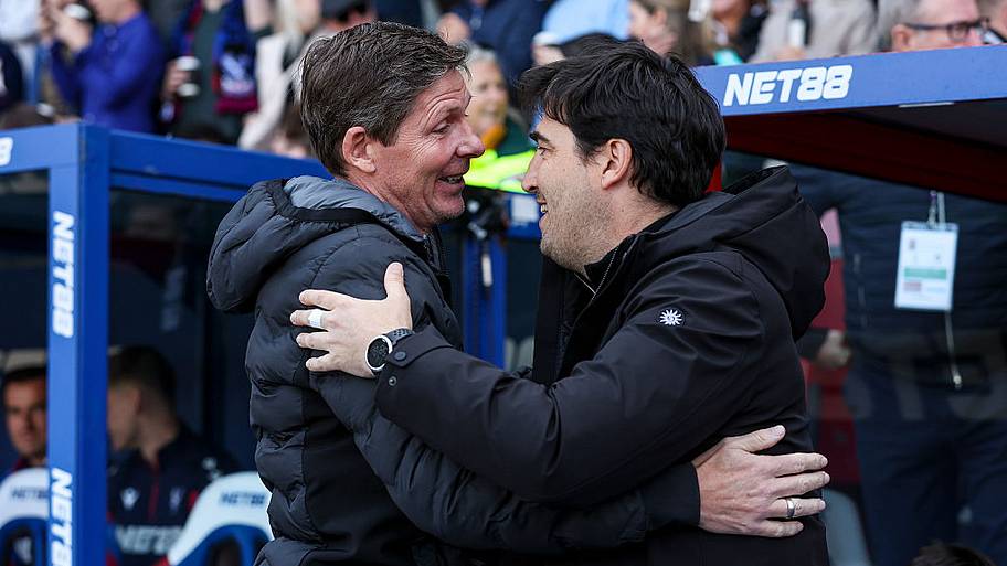 Oliver Glasner and Andoni Iraola