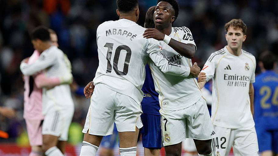 Kylian Mbappé and Vinicius Jr 