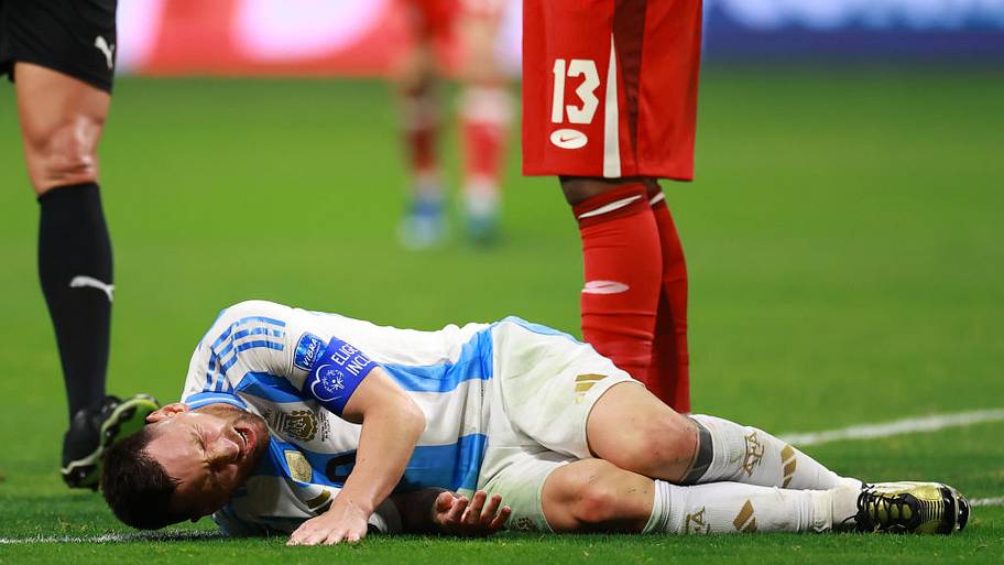 Messi injured