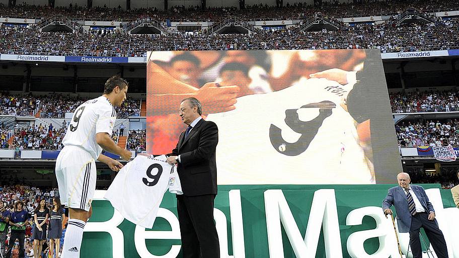 Cristiano Ronaldo and Floretino Pérez