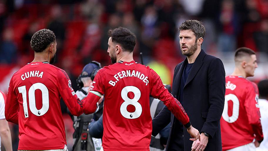Matheus Cunha, Bruno Fernandes, Michael Carrick