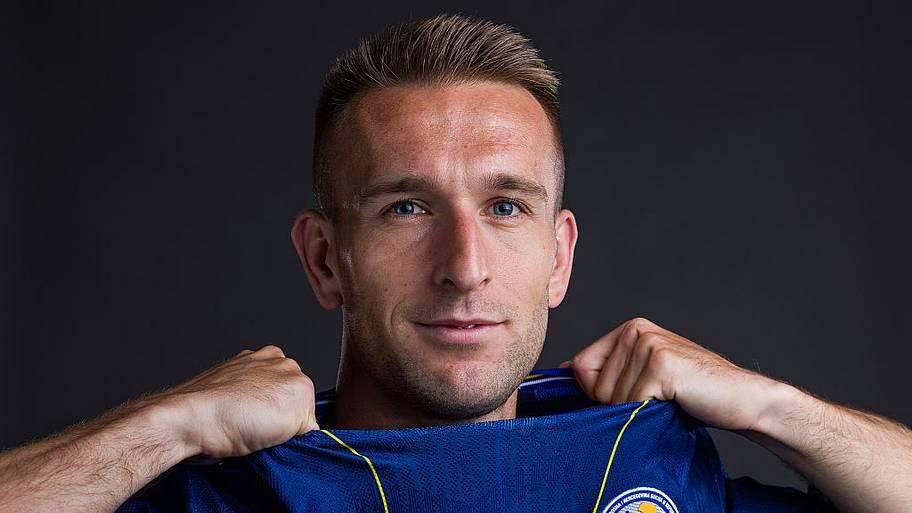 Amar Memic #15 of Bosnia and Herzegovina