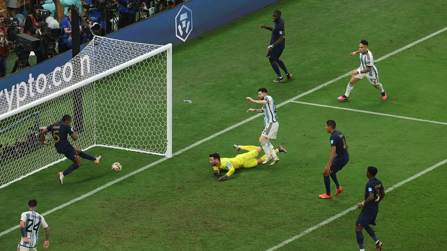 Lionel Messi’s second goal of the 2022 World Cup final. 