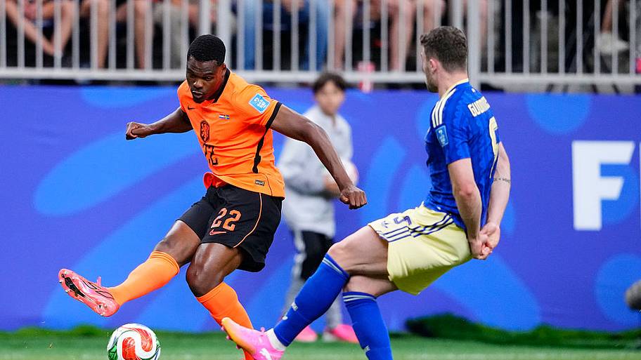 Denzel Dumfries for the Netherlands