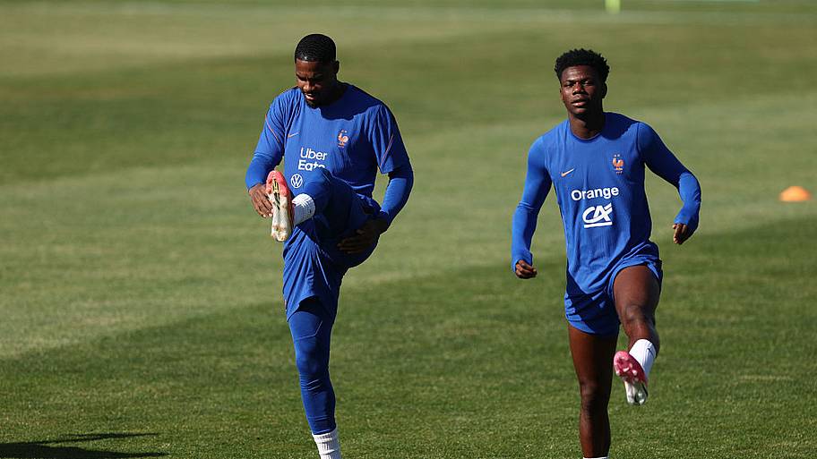 Aurélien Tchouaméni and Mike Maignan