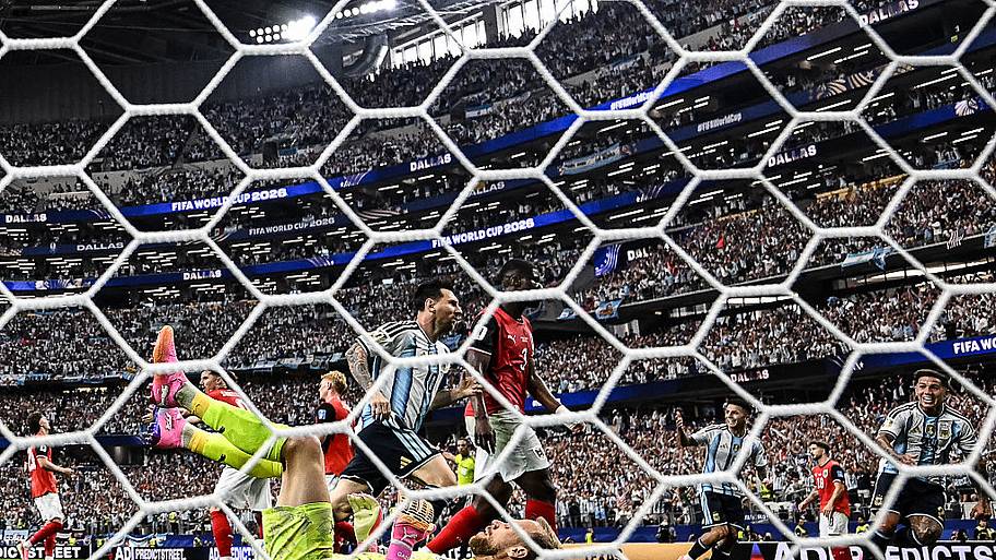 Lionel Messi of Argentina