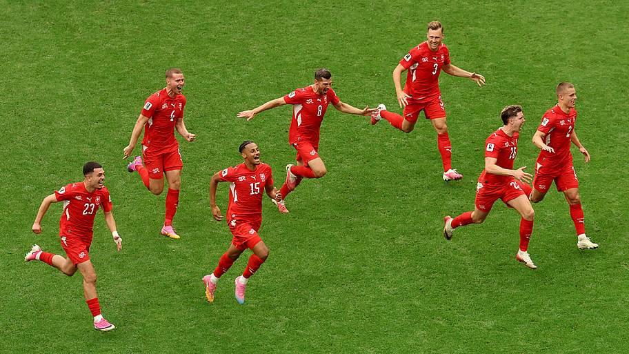 switzerland celebrating