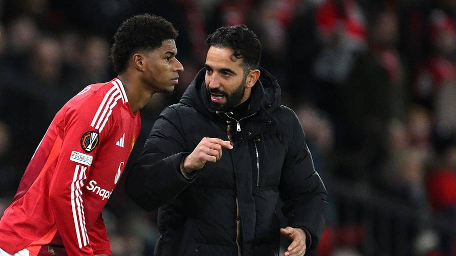 Marcus Rashford, Ruben Amorim. 