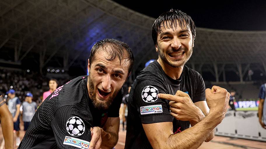 Sabah players celebrate