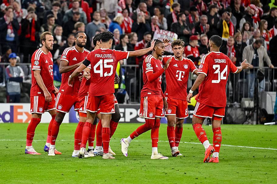 Bayern Munich celebrate