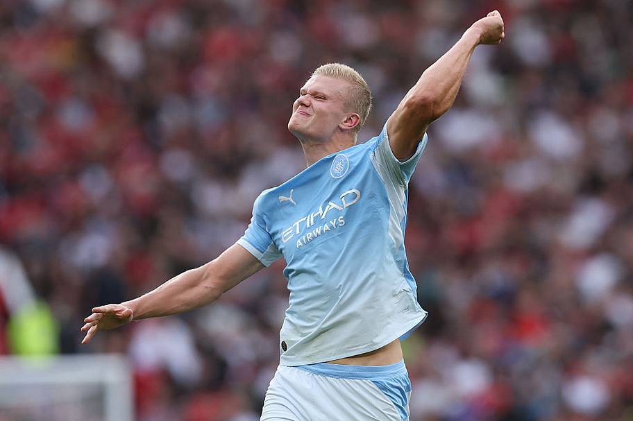 haaland celebrating
