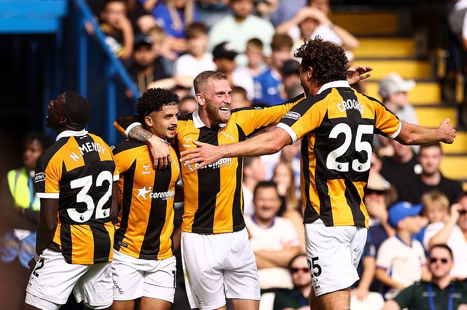 Hull City celebrate