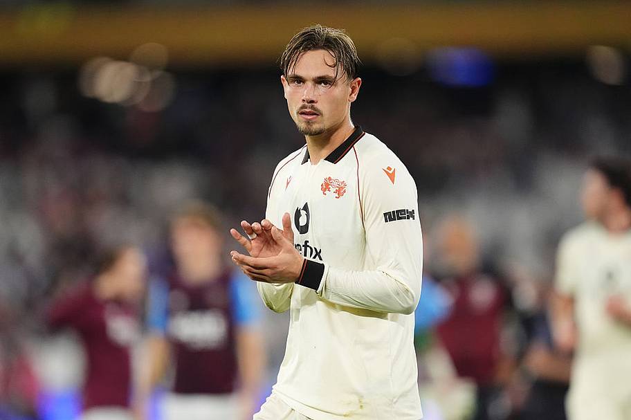 Callum Doyle at the final whistle after during the Sky Bet Championship match at the London Stadium.