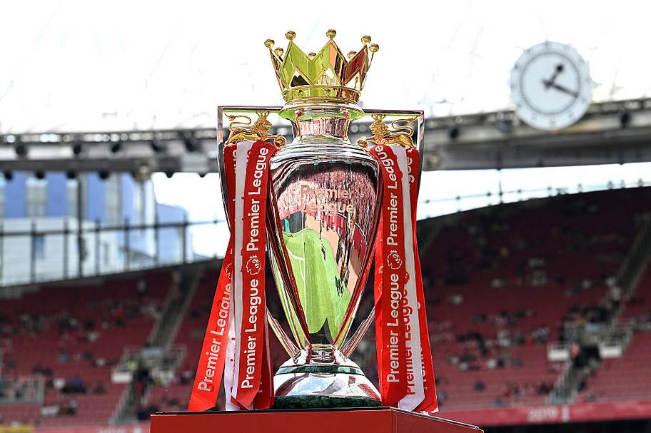 Premier League trophy.