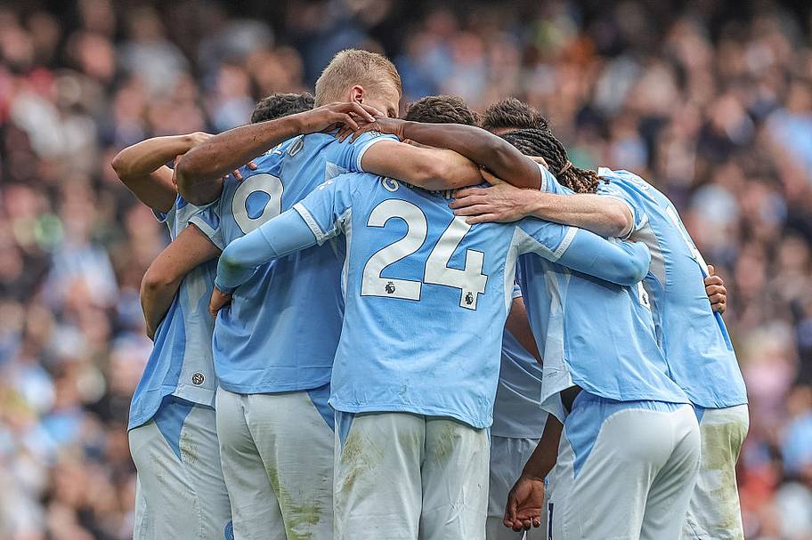 Man City players