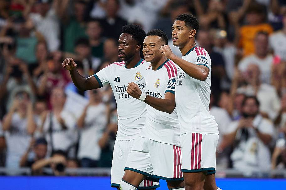 Vinícius Júnior, Kylian Mbappé, Jude Bellingham