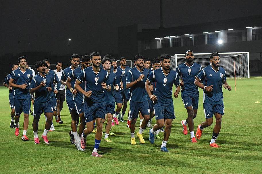 India team trains