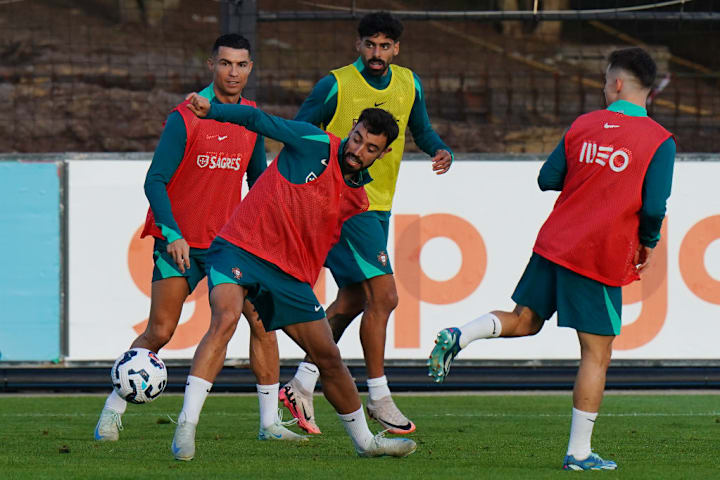 Cristiano Ronaldo, Francisco Conceicao, Samuel Costa, Bruno Fernandes