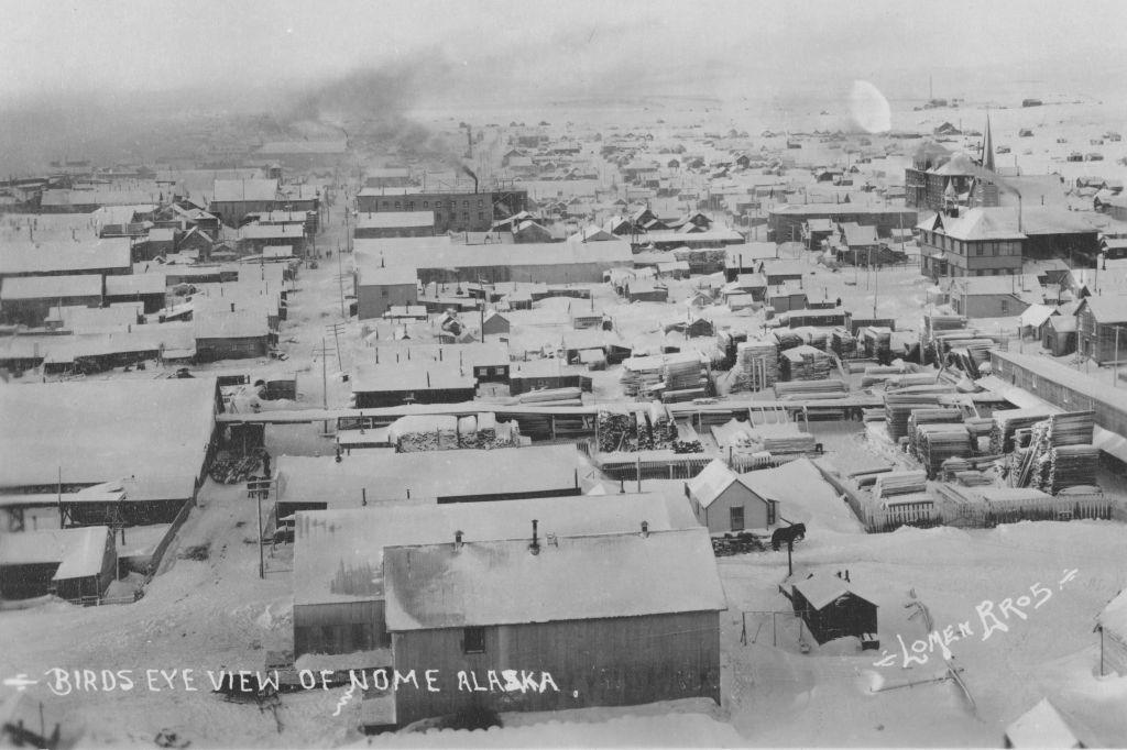Bird’s eye view Of Nome, Alaska