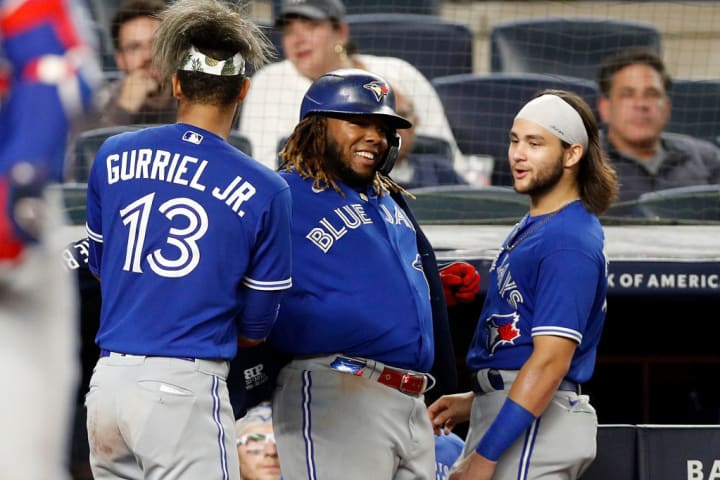 Vladimir Guerrero Jr., Lourdes Gurriel Jr. y Teoscar Hernández conforman uno de los mejores grupos de latinos en la MLB