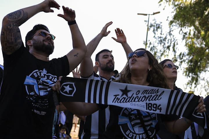 Torcida do Botafogo na final da Libertadore