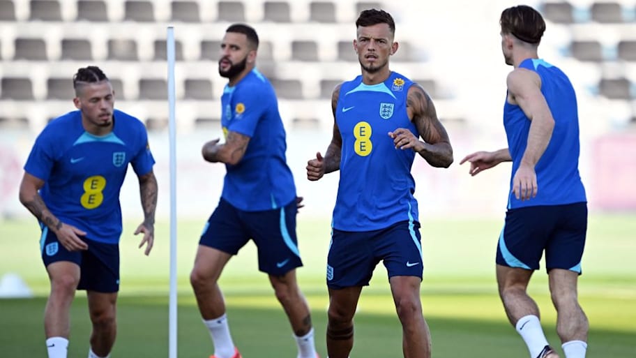 Ben White, England training, 2022