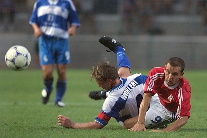 Der MSV Duisburg einst international vertreten - hier gegen den französischen Klub Montpellier