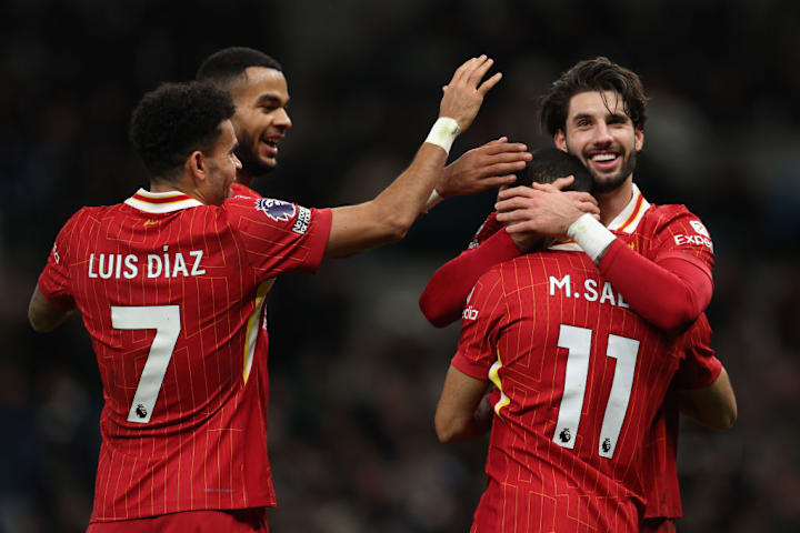 Mohamed Salah, Dominik Szoboszlai, Cody Gakpo, Luis Diaz