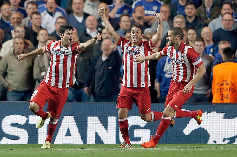 Atlético Madrid celebrate