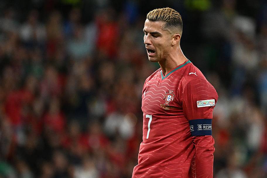Cristiano Ronaldo frustrated for Portugal