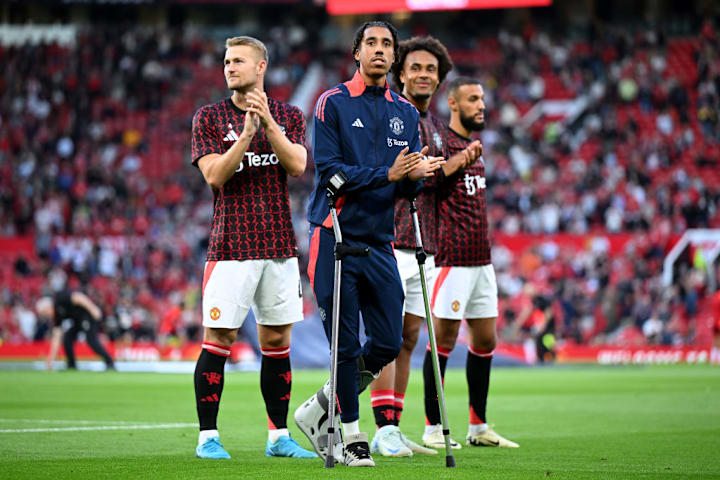 Matthijs De Ligt, Leny Yoro, Joshua Zirkzee, Noussair Mazraoui