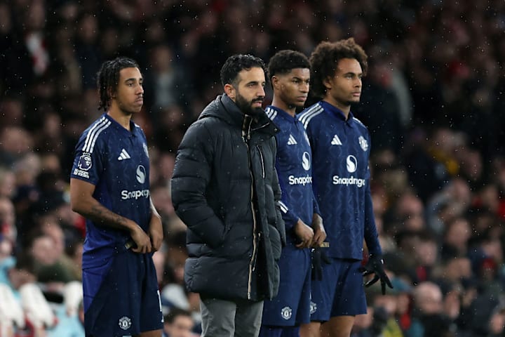 Ruben Amorim, Leny Yoro, Marcus Rashford, Joshua Zirkzee