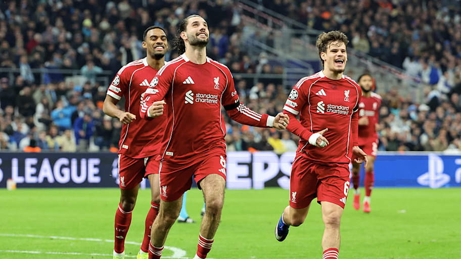 Dominik Szoboszlai celebrates scoring