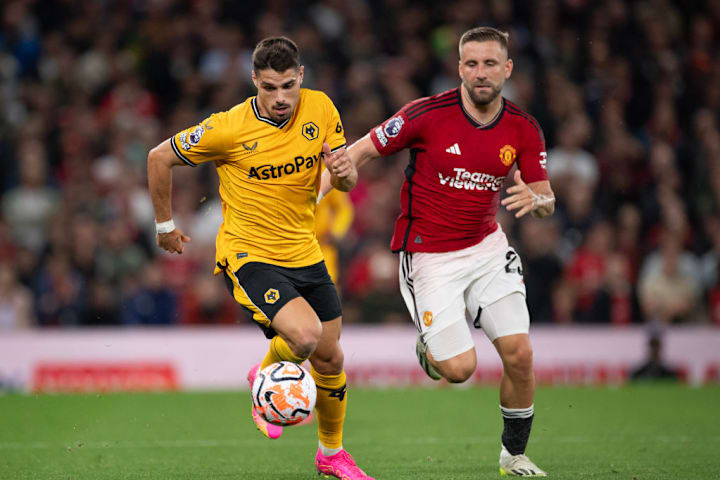 Pedro Neto, Luke Shaw