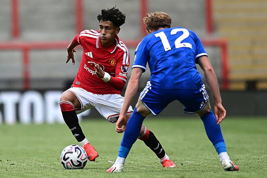 JJ Gabriel in Premier League 2 action