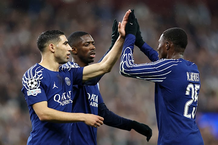 Nuno Mendes, Ousmane Dembele, Achraf Hakimi