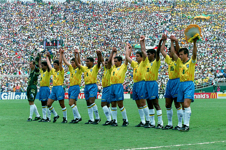 Dunga, Bebeto, Mazinho, Aldair, Branco, Jorginho, Claudio Taffarel, Zinho, Marcio Santos, Mauro Silva, Romario
