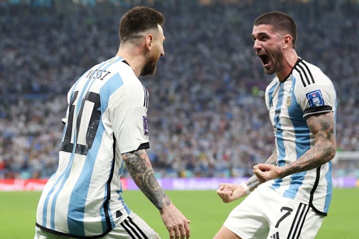 Lionel Messi, Rodrigo De Paul
