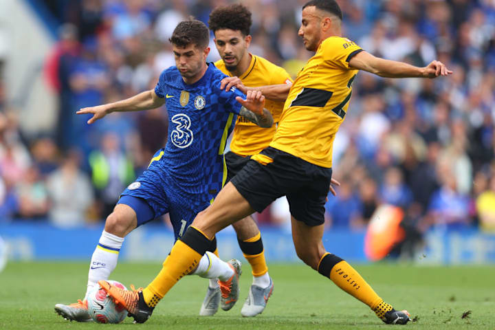 Christian Pulisic, Romain Saiss, Rayan Ait-Nouri