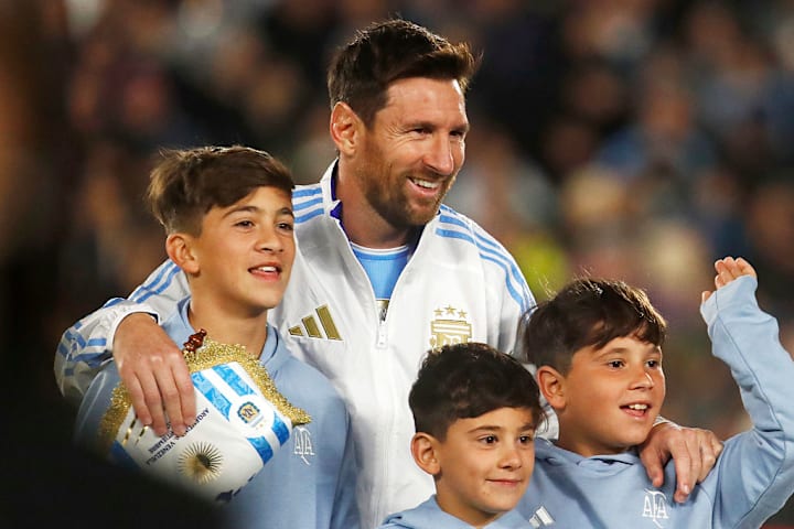 Lionel Messi, Mateo Messi, Thiago Messi, Ciro Messi