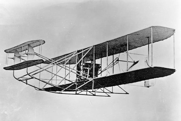 Wright Flyer on Demonstration Flight