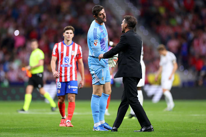 Thibaut Courtois, Diego Simeone