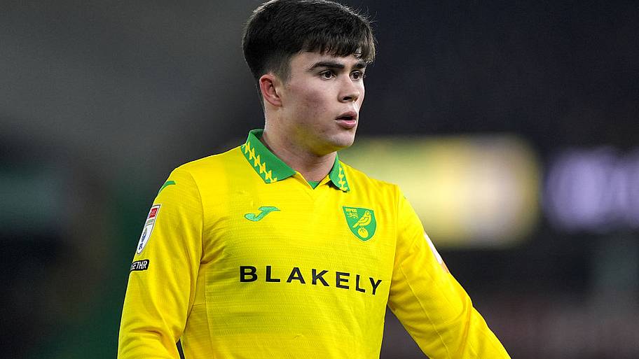 Harry Amass during the Sky Bet Championship match.