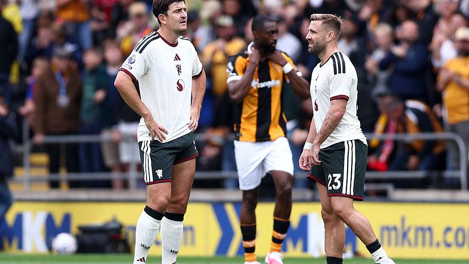 Harry Maguire and Luke Shaw